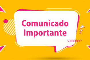 
Comunicado importante
